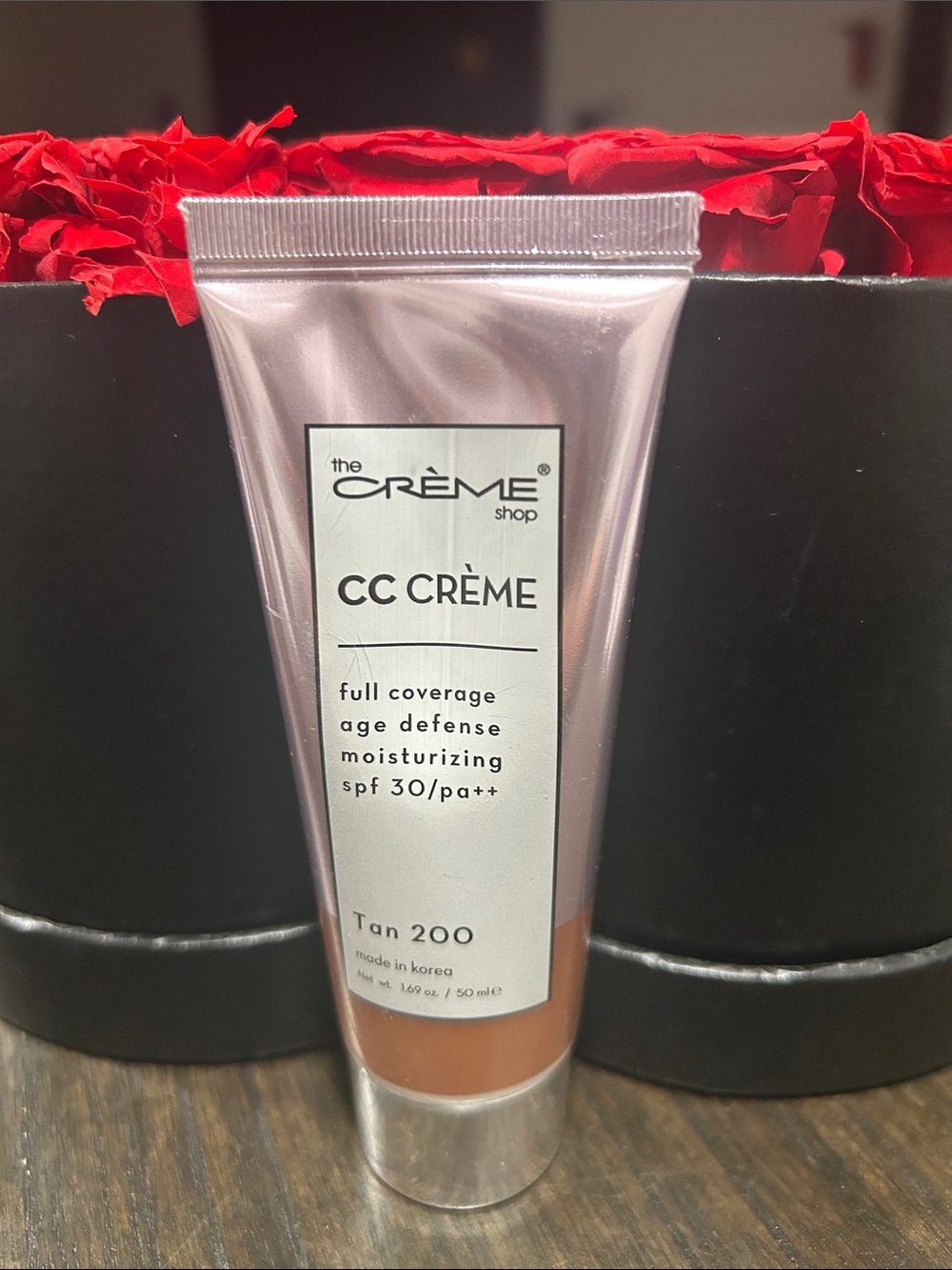 The Crème Shop CC Crème SPF 30 - Tan 200 Pink & Peach Tube